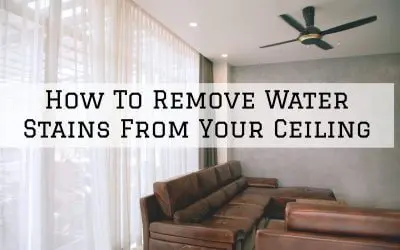 How To Remove Water Stains From Your Ceiling in Denver Metro, CO