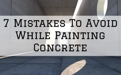 7 Mistakes To Avoid While Painting Concrete in Denver Metro, CO