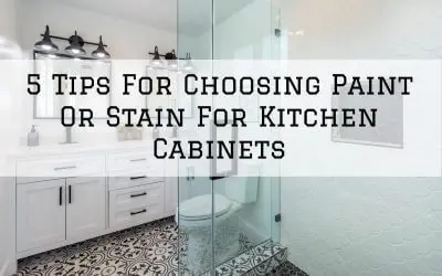 5 Tips For Choosing Paint Or Stain For Kitchen Cabinets in Denver Metro, CO