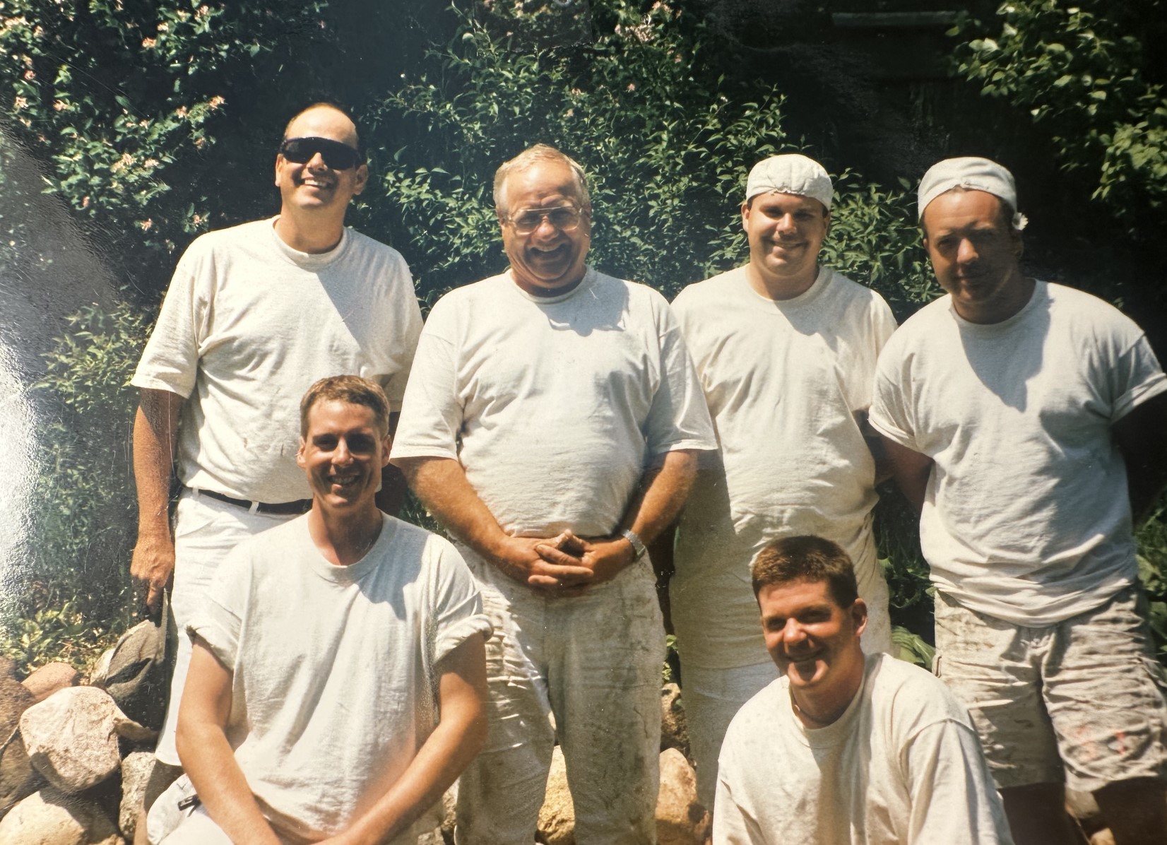 Imhoff Painting Company painters posing together during the company’s Minnesota years
